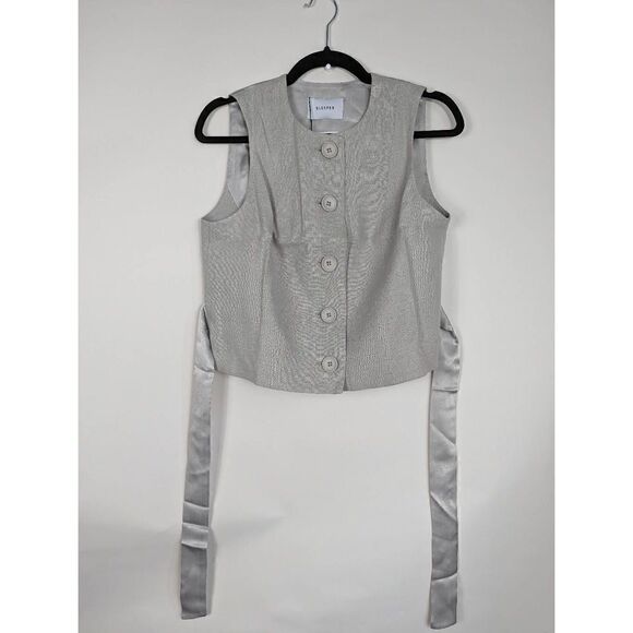 SLEEPER Lili Marleen Waistcoat Top Large - Picture 3 of 7